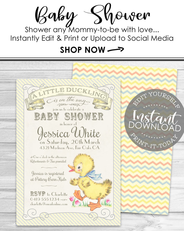 Baby Shower Printables SHOP NOW